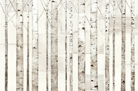 Avery Tillmon Birch Trees On White